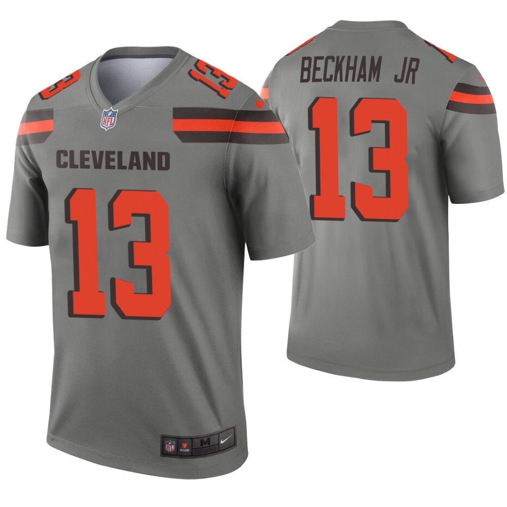 Youth Cleveland Browns #13 Beckham Jr Grey Nike Vapor Untouchable Limited NFL Jersey->women nfl jersey->Women Jersey